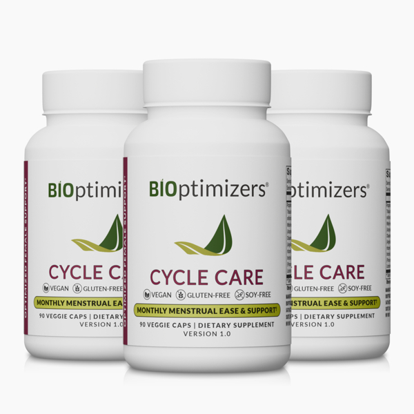 Bioptimizes Inc. Cycle Care - 90 Caps - 3 Bottle - One Time 