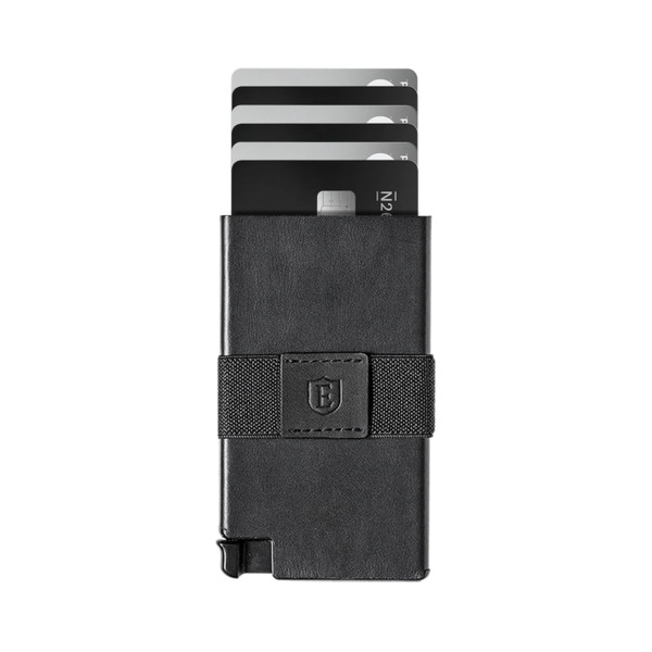  Ekster® Ekster Cardholder - Nappa Black Smart Card Holder Aluminium Wallet For Men Trackable Rfid Pop Up Slim Card Holder 