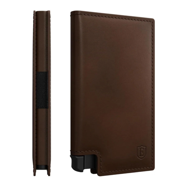  Ekster® Men's Wallet - Earth Vegan Premium Slim Men's Wallet Trackable Wallet Leather Smart Wallet Rfid Blocking 