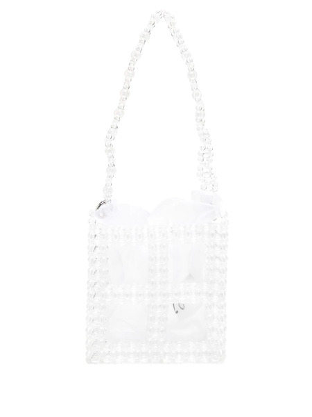  0711 Tekla Bucket Bag - White 