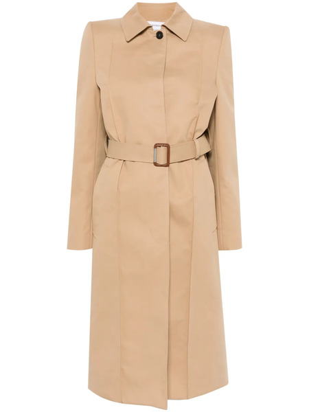  Alexander Mcqueen Belted Trench Coat - Brown 