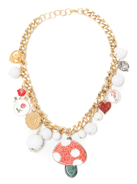  Amir Slama Mushroom-pendant Necklace - Gold 