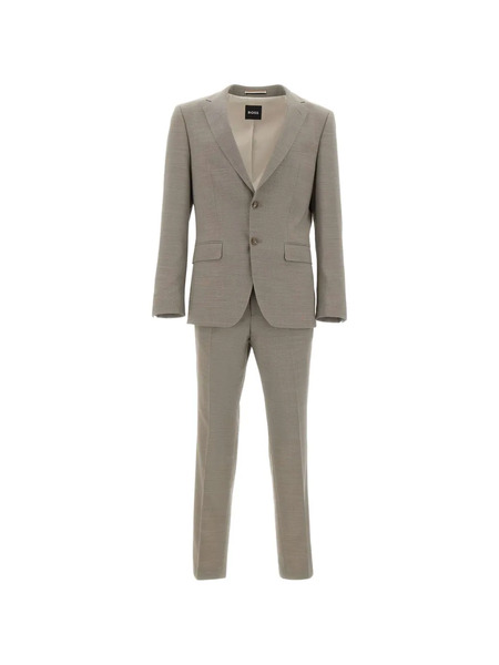  Boss Micro-pattern Suit - Neutrals 