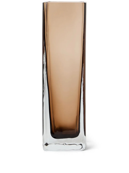  Brunello Cucinelli Murano Glass Vase (25 Cm X 8cm) - Brown 