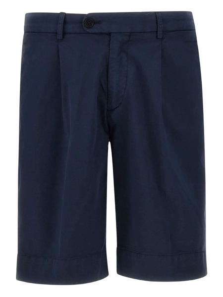  Devore Pleated Shorts - Blue 