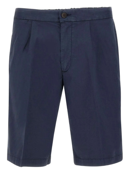  Devore Pleated Shorts - Blue 