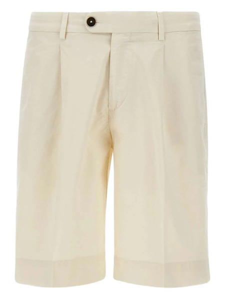  Devore Pleated Tailored Shorts - Neutrals 