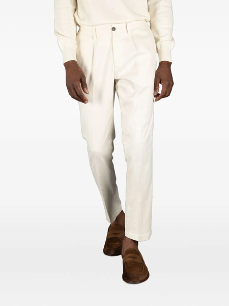  Devore Pleated Trousers - Neutrals 
