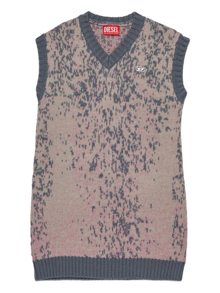 Diesel Kids Knitted Dress - Neutrals 