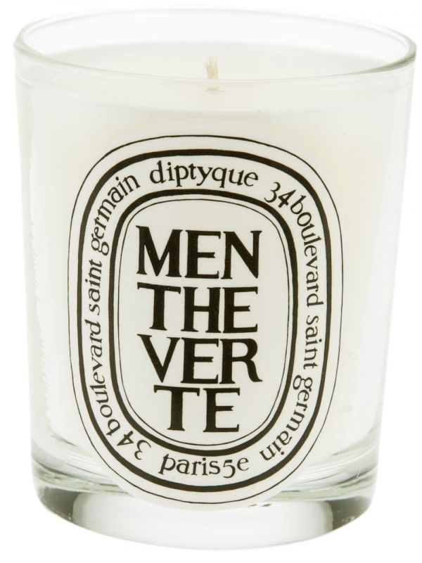 Diptyque Menthe Verte Scented Candle (190g) - White 