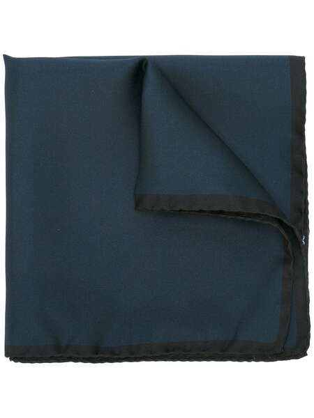  Dolce & Gabbana Crown-motif Silk Pocket Square - Blue 