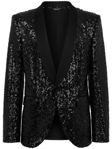  Dolce & Gabbana Sequined Jacket - Black 