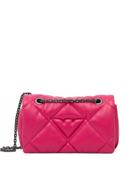 Emporio Armani Quilted Crossbody Bag - Pink 