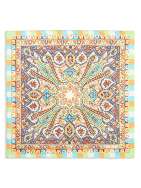  Etro Floral-print Handkerchief - Green 