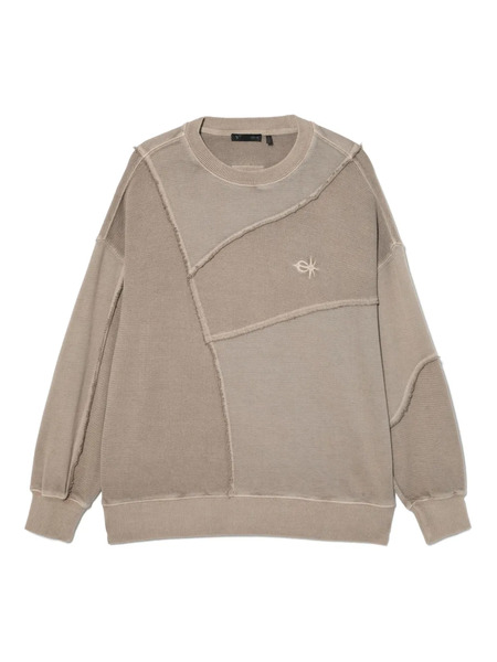  Five Cm Logo-patch Sweatshirt - Neutrals 