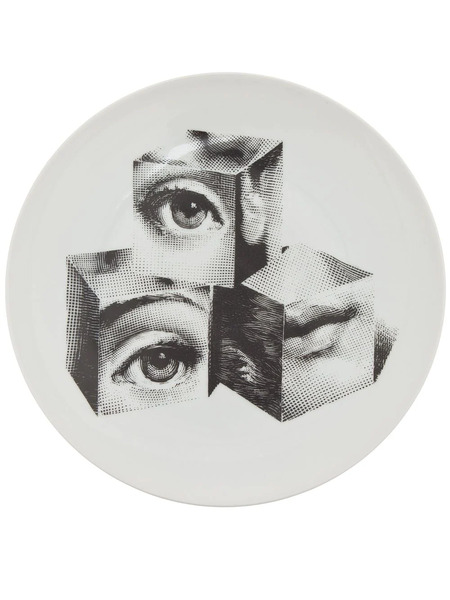  Fornasetti Plate - White 