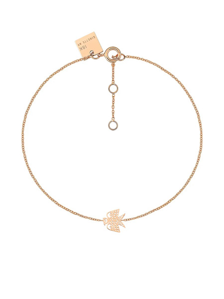  Ginette Ny 18k Rose Gold Georgia Bracelet - Pink 
