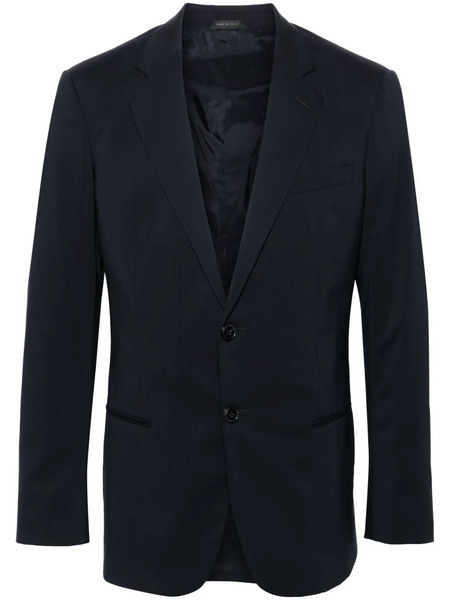  Giorgio Armani Soho Virgin-wool Blazer - Blue 