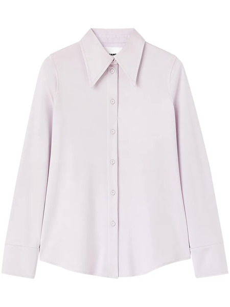  Jil Sander Oversized-collar Poplin Shirt - Pink 