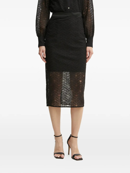  Karl Lagerfeld Lace Skirt - Black 