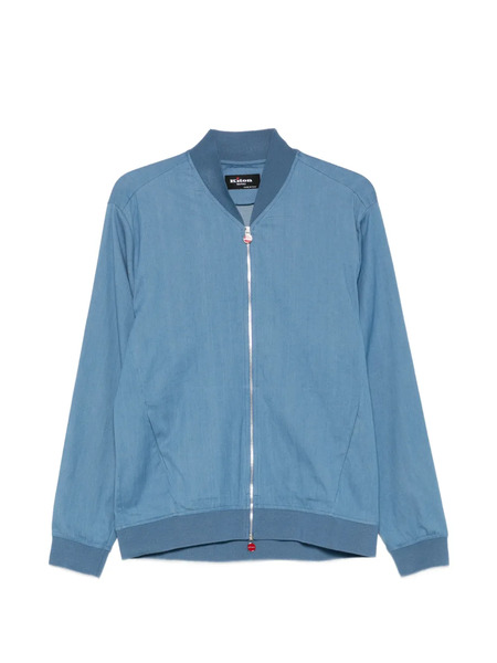  Kiton Zip-front Jacket - Blue 