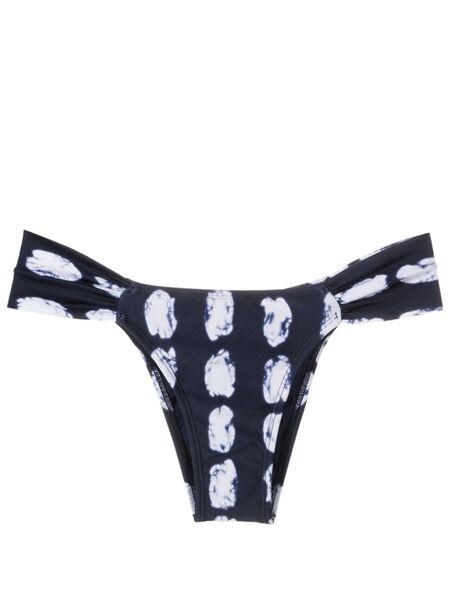  Lenny Niemeyer Maritma-print Bikini Bottoms - Blue 