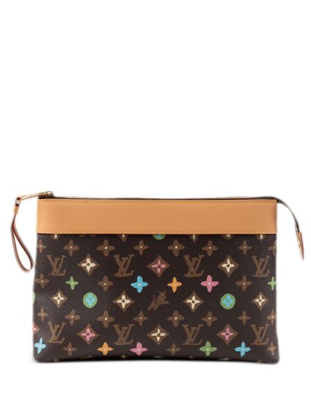  Louis Vuitton Pre-owned X Tyler The Creator Voyage Souple Pochette - Brown 