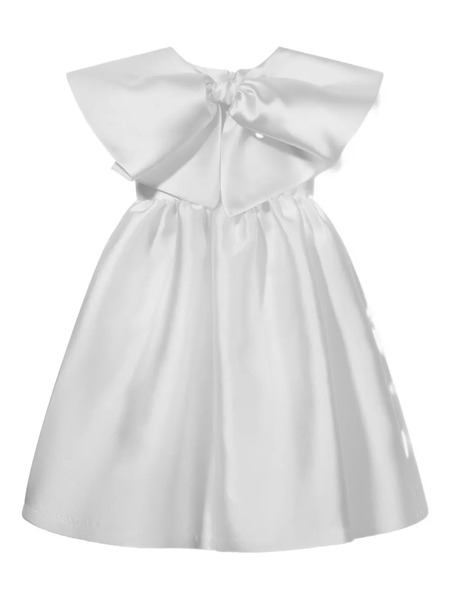  Mama Luma Kids Bow-detail Dress - White 