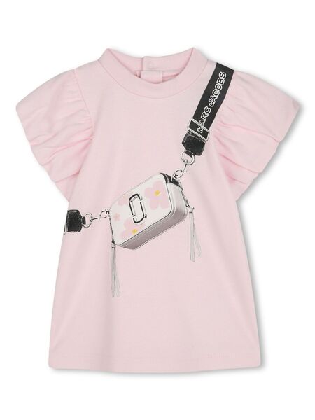  Marc Jacobs Kids Snapshot-print Dress - Pink 