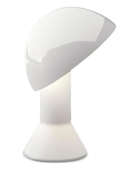  Martinelli Luce Elmetto Mushroom-shaped Ceramic Table Lamp (28cm X 22cm) - White 