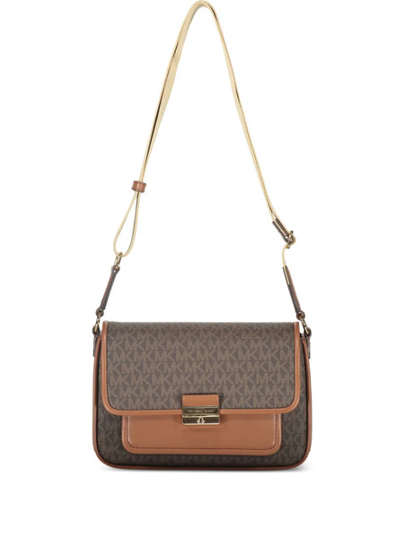  Michael Kors Bradshaw Monogram Shoulder Bag - Brown 
