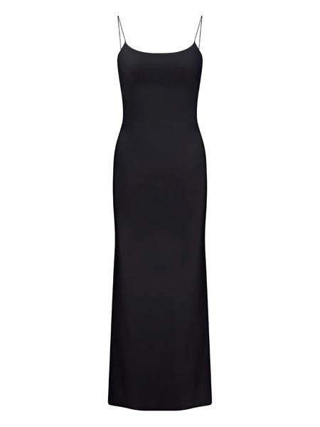  Mm6 Maison Margiela Slip Maxi Dress - Black 