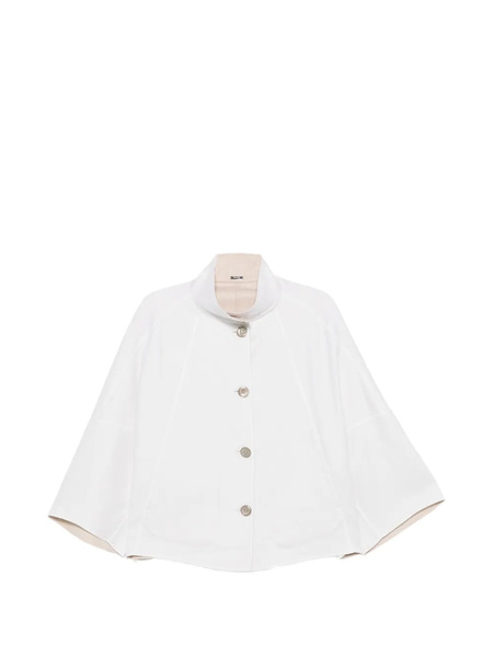  Moorer Buttoned Wool Jacket - White 