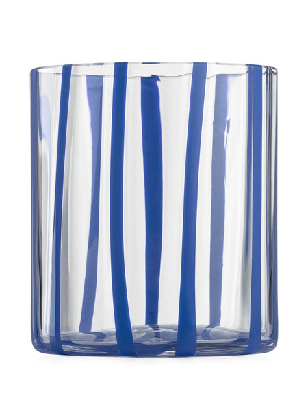 NasonMoretti Cyrcus striped glass tumbler