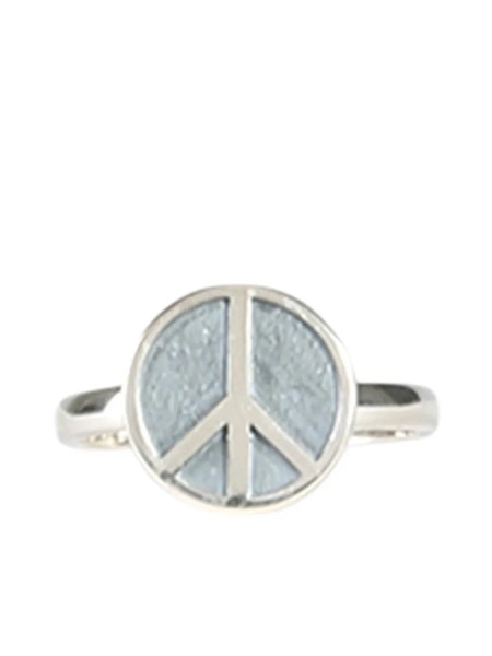  Needles Peace Sign Ring - Silver 