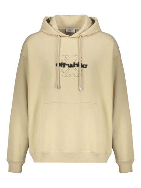  Off-white Front-pocket Hoodie - Neutrals 