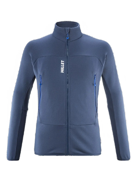  Pascal Millet Fusion Grid-panel Jacket - Blue 