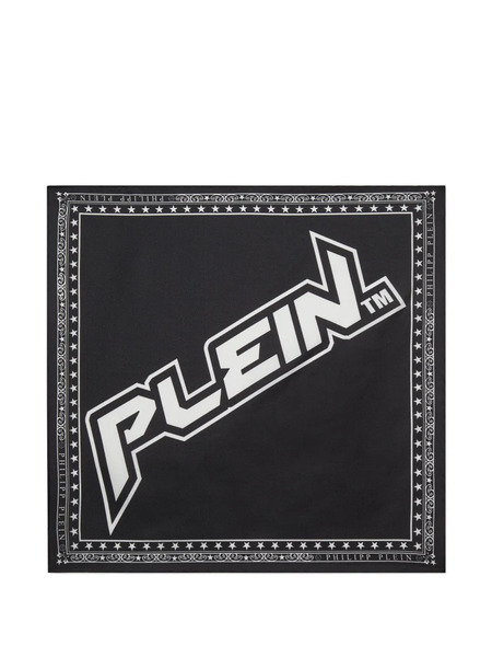  Philipp Plein Silk Pocket Square - Black 