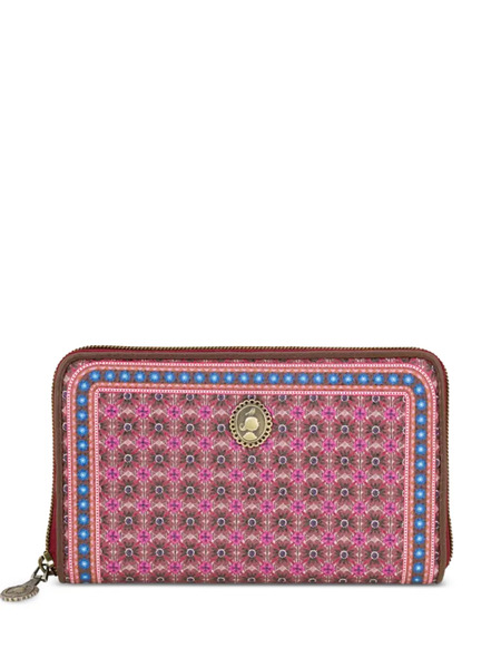  Pip Studio Patterned Zip Wallet - Pink 