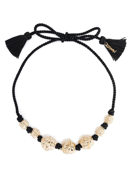  Saint Laurent Charm-detail Necklace - Gold 