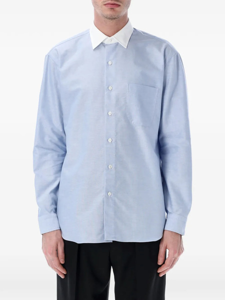  Salvatore Piccolo Alberto Pocket Shirt - Blue 