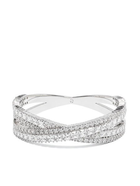  Swarovski Hyperbola Cuff Bracelet - White 