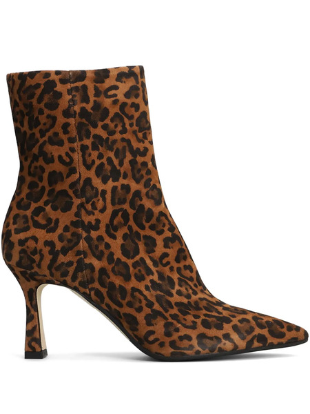  The Seller Leopard-print Stiletto Boots - Brown 