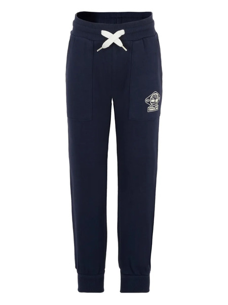  Timberland Kids Logo-print Cuffed-hem Joggers - Blue 