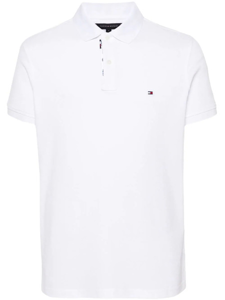  Tommy Hilfiger Logo-embroidered Polo Shirt - White 