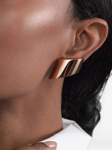  Vhernier 18k Rose Gold Vague Earrings 