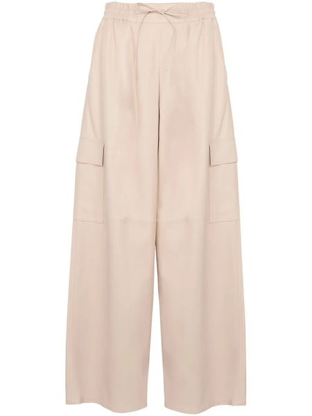  Yves Salomon Leather Trousers - Neutrals 