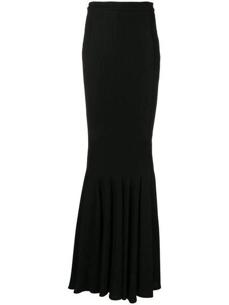  Zuhair Murad Stretch-jersey Long Mermaid Skirt - Black 