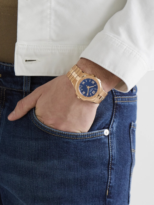  Chopard - Alpine Eagle Large Automatic 41mm 18-karat Rose Gold Watch, Ref. No. 295363-5001 - Men - Blue 
