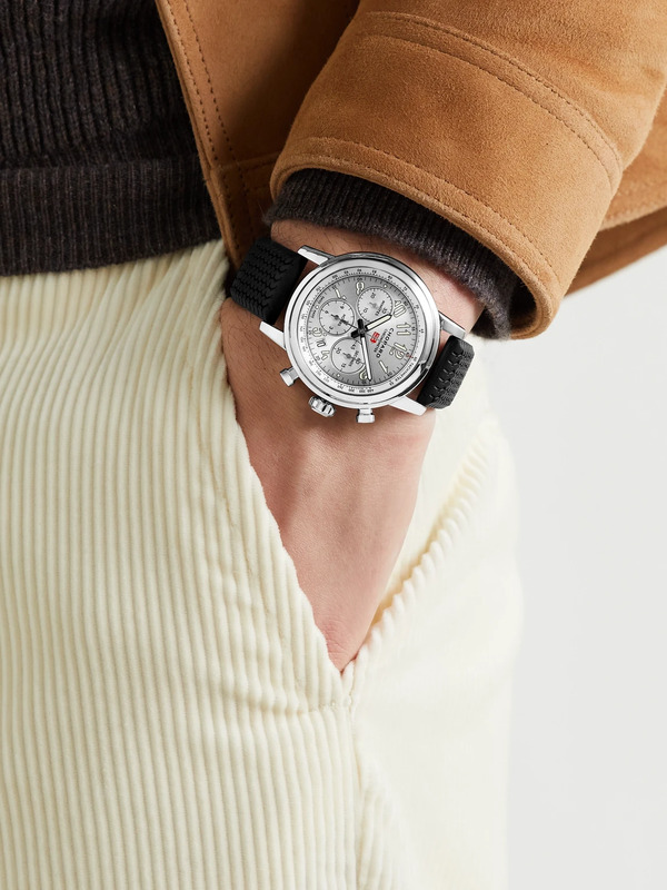  Chopard - Mille Miglia Classic Chronograph Automatic 42mm Stainless Steel Watch, Ref. No. 168589-3001 - Men - Silver 